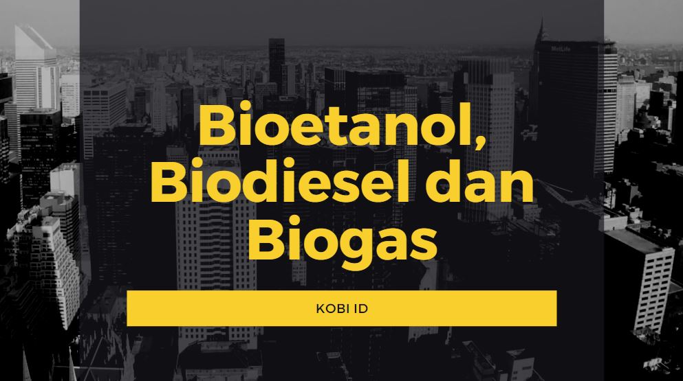 Bioetanol, Biodiesel dan Biogas